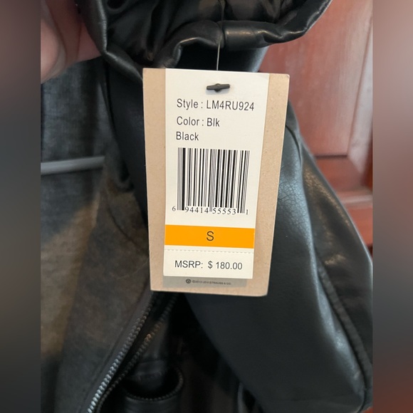 Men’s Levi faux leather jacket - Picture 4 of 10